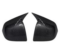Door Mirror Cover Caps For Tesla For Model Y Paste Style Rearview Cover Reverse Mirrors Shell Case Housing Carbon Fiber Black 1 Pair(A pair carbon fiber)