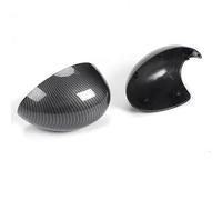 Door Mirror Cover Replacement Fits for BMW For Mini For Cooper R55 R56 R57 R58 R59 R61 Rhyming Rearview Mirror Cover Wing Side Mirror Cap Replace Accessories(Carbon fiber pattern)(Carbon fiber pa