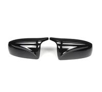 Door Mirror Cover Replacement for BMW For X5 6 For E70 71 2007 2008 2009 2010 2011 2012 2013 Side For Wing Mirror Cover Caps Gloss Black Left Right Accessories Glossy Black(Glossy Black)