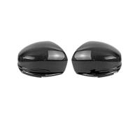 Door Mirror Covering Caps For Fit 2014-2020 Carbon Fiber Door Side Wing Rearview Mirror Cover Cap Housing Carbon Fiber Buckle 1 Pair Mirror Cap(A pair no hole)
