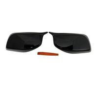 Door Mirror Covers 1 Pair Gloss Black Car Rear View Door Wing Mirror Side Cover Caps For E60 E61 E63 E64 5 Series Model 2004-2008 HQGQCEZEK(Bright black)