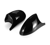 Door Mirror Covers 1Pair Car Glossy Black For Corner Rear View Mirror For BMW 1 3 Series E81 E87 E90 E92 2004 2005 2006 2007 2008 2009