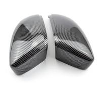 Door Mirror Covers Black Side Mirror Cover Caps For VW For Passat CC B7 For Jetta MK6 For Beetle Rearview Mirror Housing Automotive(Carbon Look)