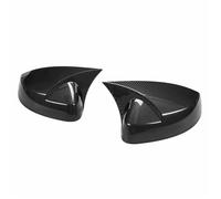 Door Mirror Covers Caps 1 Pair Side Car Rear View Mirror Cover Caps For A3 S3 RS3 8V For TDI 2013-2020 Mirror Shell Case Glossy/Carbon Fiber Style Side Mirror Caps(Carbon Look)