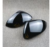Door Mirror Covers Caps Black For Golf 8 MK8 2020 Mirror Cover Rear View Side Cap Housing Support Lane Change Assist Blind Spot