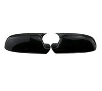 Door Mirror Covers Caps Car Rearview Side Mirror Cover For A3 8P For A4 A5 B8 .5 For A6L A8L RS6 S8 Q3 S5 RS3 Wing Cap Exterior Door Rear View Case Trim(Type B Black)