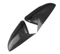 Door Mirror Covers Caps For Cadillac For CT5 2020 2021 2022 2023 2024 ABS Carbon Fiber Black Side Wing Rearview Mirror Cover Cap Trim US Version Rearview Mirror Caps Cover(Carbon Fiber Look)