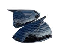 Door Mirror Covers Caps For Elantra For Avante CN7 2021 ABS Rearview Mirror Protective Shell Ch&rome Carbon Fiber Decorative Horn Cover Exterior