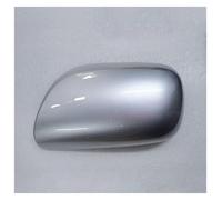 Door Mirror Covers Caps For Toyota For Yaris 2006-2011 Rearview Mirror Cover Reverse Mirror Shell Mirror Case Housing Side Wing Mirror Cover(Silver Left)