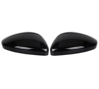 Door Mirror Covers Primed Glossy Black Left Right Door Wing Mirror Cover Cap For Peugeot 308 MK2 2013 2014 2015 2016 2017 2018 2019 2020 2021 2022(2pcs Glossy Black)