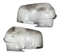 Door Mirror Covers Side Door Mirror Cover Cap For Dodge For RAM 1500 2009 2010 2011 2012 2013 2014-2018 Electroplated Wing Mirror Cover Car(1 pair Black)