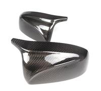 Door Mirror Housing For X5 E70 X6 E71 2008 2009 2010 2011 2012 2013 Side Wing Rearview Modified Car Styling Bright Carbon Fiber Look 2pcs Mirror Cap Replacement
