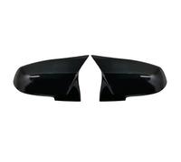 Door Mirror Shell Cap Housing 1Pair Side Rearview Wing Mirror Cover Caps for Series 1 2 3 4 for F20 F30 F31 F32 F34 F36 E84 2014-2019 Black