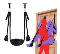 Door Mount Sex Slingshot Swing for Adults Couples Over The Door Sex Swing for Adults 300lbs Heavy Duty Frequent Flyer Door Swing Sex Pure Romance Adult BSDM Toys Sex Funiture for Bedroom Women Sweater