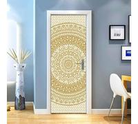 Door Mural for Interior Doors 3D Retro Pattern 90 X 210 Cm Removable Self-Adhesive Wallpaper Poster Wall Art Stickers Door Stickers for Nursery Kitchen Kids Bedrooms Office Home Decor Door-5950043009