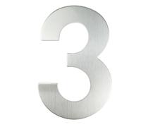 Door Number,House Numbers For Metal Doors 15cm House Number Sign #0-9 Huisnummer Outdoor Silver 6 inch.Door Numbers Signage Home Address Plate Exterior Big(3)