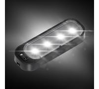 Door Open Warning Lamp - Wireless Car Door Welcome Courtesy Lights | LED Welcome Courtesy Shadow Projector Lamp For Anti Rear Collision | Car Pedal Pathway Lights For Anti Rear-End Collision