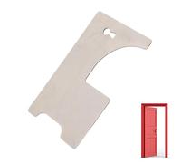 Door Opener Firefighting Hand Tool, Hand Hall Pass Tool, Stainless Steel Firefighting Tool, 0.7mm Thick, Multifunctional Door Seam Manual Firefighter