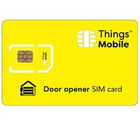 DOOR OPENER SIM Card - Things Mobile - with Global Coverage and Multi-Operator GSM/2G/3G/4G LTE Network, No Fixed costs, No Expiration Date and Competitive Rates, with €10 Credit Included