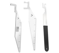 Door Opener Tool, Lock Picking Kit, Stainless Steel Emergency Door Opener Tool Multifunctional Portable Lock for Firefighters, Police and Rescue Workers, Lockpick