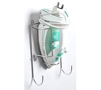Door or Wall Mounted Iron and Ironing Board Holder Polished Chrome Finish