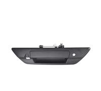 Door Outer Handle for Toyota for Hilux for Revo Pickup 2015-2021 Chrome/Black Tailgate Handle Lift Gate Open Catcher with Key Hole and Camera(2 Hole Black)