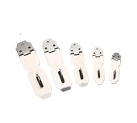 Door Padlock Hasp, Stainless Steel Door Padlock Hasp Silver 2-5 inch 4 pcs(4 inch)