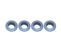 Door Panel Lock Pin Grommets for Volvo For S80 For S60 For V70 For XC70 XC90, Set of 4, Plastic Construction (Gray)