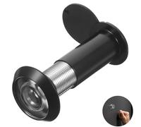 Door Peephole, Spy Hole for Front Door, Zinc Alloy, Ultra Hd Wide Angle Peephole with Privacy Cover, for 35-60mm Doors, for Home Hotel Safety(Black)