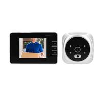 Door Peephole Viewer Camera, 120 Degree View HD Night Vision 2 Way Intercom Smart Video Doorbell Camera, Peephole Camera for Apartment Villa Home