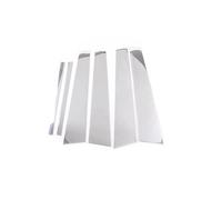 Door Pillar Window Trim Compatible With BMW For 3 Series G20 2020 2021 2022 Car Window B-pillar Center Pillar Trim Sticker 6Pcs/Set Aluminum Alloy Interior Accessories