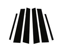 Door Pillar Window Trim Compatible With BMW For 5 Series E60 Sedan 2003-2010 6pcs Black Car Window Pillar Posts Door Glossy Trim Decal Cover Accessories Parts
