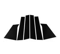 Door Pillar Window Trim Compatible With Chevrolet For Malibu 2016 2017 2018 2019 2020 2021 6Pcs Car Window Pillar Posts Door Trims Cover Decoration Sticker Black