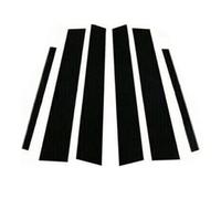 Door Pillar Window Trim Compatible With Chevrolet For Tahoe 2015 2016 2017 2018 2019 2020 Car Door Window Pillar Sticker Posts Trim Covers Glossy Black Decal Accessories