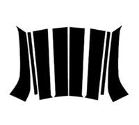 Door Pillar Window Trim Compatible With Everest U704 UB 2023 2024 2025 8pcs Car Window Trim Cover B C Column Pillar Posts Door Sticker Black Decal Accessories