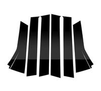 Door Pillar Window Trim Compatible With FIT For JAZZ 2014 2015 2016 2017 2018 2019 2020 6 Pcs Car Window Pillar Trim Cover BC Column Sticker Exterior Styling Parts