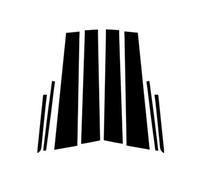 Door Pillar Window Trim Compatible With Toyota For Prius 2016 2017 2018 2019 2020 2021 2022 8Pcs Gloss Black Pillar Post Door Decor Window Colum BC Cover Trim