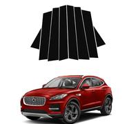 Door Pillar Window Trim for Jaguar E-Pace 2018 2019 2020 2021 2022 2023 2024,Car Side Door B Pillar Moulding Trim Protector Sticker Cover,Anti Scratch,Car Exterior Accessories