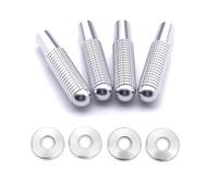 Door Pin Lock Compatible with for C Class W205 2015 2016 2017 2018 Car Modified Door Bolt Lock Pin Cover Door Lock Picking Latch Pins(Silver)