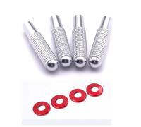 Door Pin Lock Compatible with for C Class W205 2015 2016 2017 2018 Car Modified Door Bolt Lock Pin Cover Door Lock Picking Latch Pins(Red)