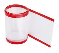 Door Pinch Guard, Kindergarten Door Seam Anti-Pinch Strip Safety Door Hinge Protector Cover Prevents Finger Pinch Injuries(Transparent 120 x 17cm)