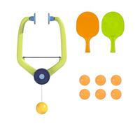 Door Ping Pong Game over the Door, 2026 New Hanging Table Tennis Trainer Portable Set, Adjustable Hanging Doorway Ping Pong Set with Paddles & Balls 1 Pc Trainer&6 Balls (6 balls,1 set)