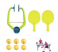 Door Ping Pong Game Over The Door, Door Pong Game for Kid, 2026 New Hanging Table Tennis Trainer Portable Set Adjustable Ping, Adjustable Ping Pong Doorway Game for Kids with Racket (Green 1)