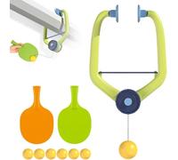 Door Ping Pong Game Over The Door, Hanging Table Tennis Trainer Portable Set With 2 Paddles And 6 Balls, Set For Daily Exercise, Suitable For Parent-Child Interaction (1pcs)