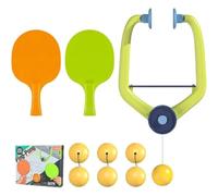 Door Ping Pong Game Over The Door,Indoor Hanging Table Tennis,Ping Pong Without Table,Door Pong Game for Kids with Racket and Balls,Adjustable Hanging Table Tennis Trainer for Kids 6 Years +