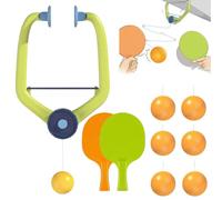 Door Pings Pong Games,Hanging Pingpong Trainer,Adjustable Door Jam Ping Pong. Suitable for Hanging Installation on Door Frame,for Parent-Child Relationship,Interactive Games and Exercise