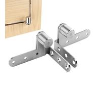 Door Pivoting Hardware | Secret Door Pivoting Hinge | 270-Degree Rotation Shaft Fittings Bookcase Hardware for Home Shed Store Bookshelf Cupboard