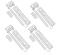 Door Plastic Mounting Bracket Fixing Slide Kit for Zanussi Integrated Fridge & Freezer (Pack of 4)