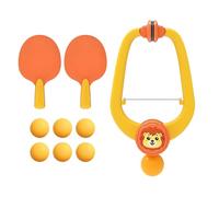Door Pong, Adjustable Trainer with Balls | Table Tennis Game to Place on a Door - for Family Boys Home Gym Classroom Games Room Party