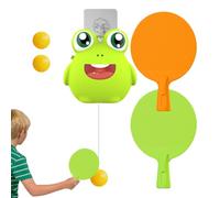 Door Pong Game - Bear Bunny Frog PC Material Interactive Adjustable Trainer, 135cm Cord Indoor Outdoor Practice, Motor Skills Brain Development Recreation | Fun Sport Toy For Kids Family Home Yard